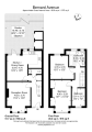 Floorplan of Bernard Avenue, Ealing, London, W13 9TG